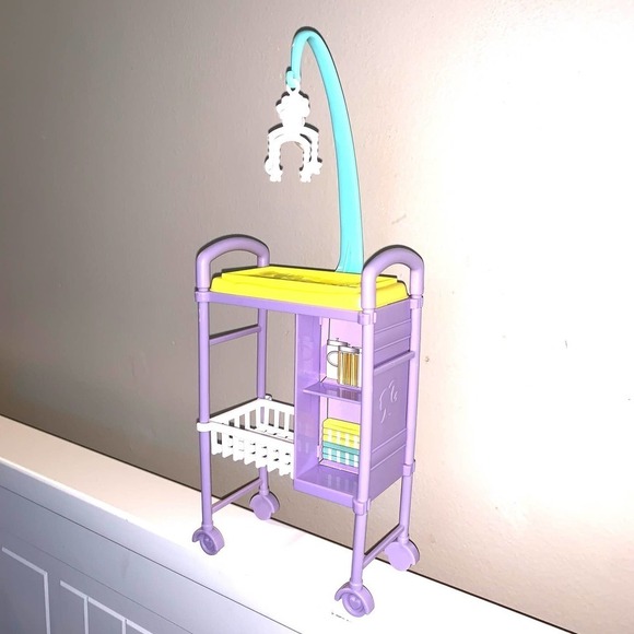 Barbie Nursery Changing Table with Mobile - Picture 2 of 4